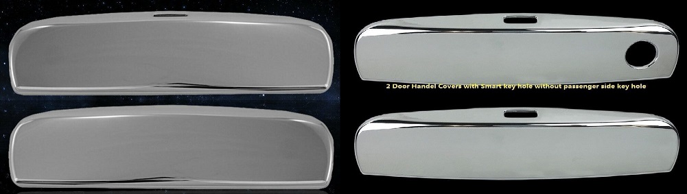 Chrome Door Handle Covers w Smart Sensors 11-up Dodge Challenger